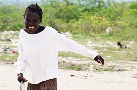 girl playing