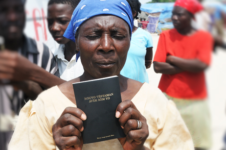 woman with bible